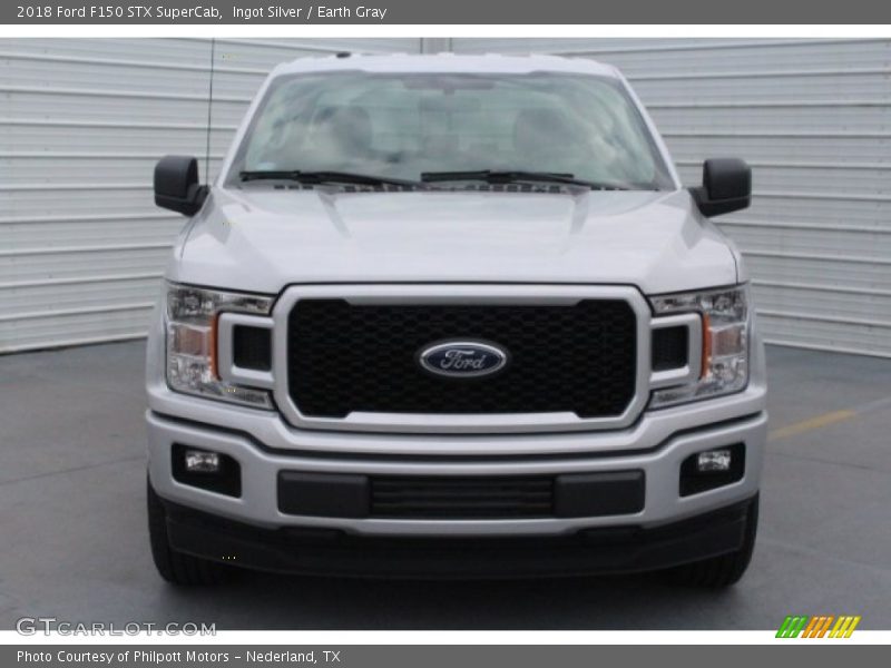 Ingot Silver / Earth Gray 2018 Ford F150 STX SuperCab