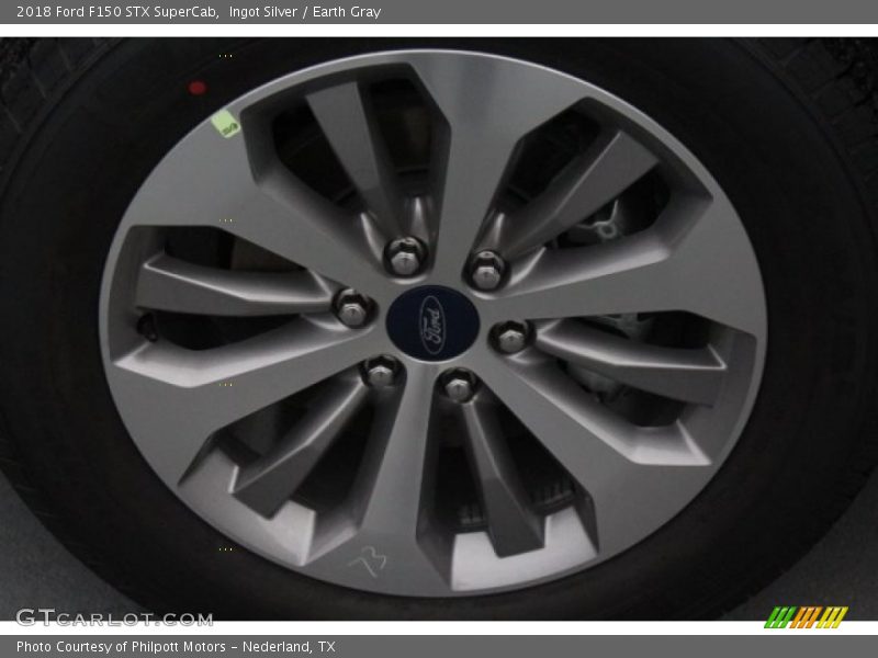 Ingot Silver / Earth Gray 2018 Ford F150 STX SuperCab