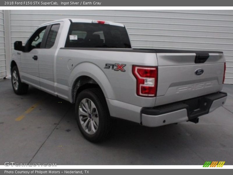 Ingot Silver / Earth Gray 2018 Ford F150 STX SuperCab