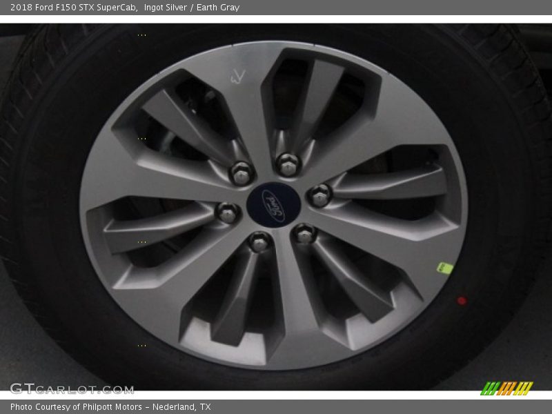 Ingot Silver / Earth Gray 2018 Ford F150 STX SuperCab