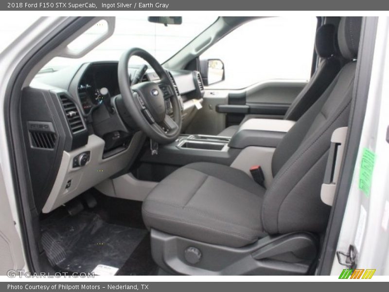 Ingot Silver / Earth Gray 2018 Ford F150 STX SuperCab