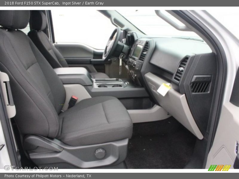 Ingot Silver / Earth Gray 2018 Ford F150 STX SuperCab