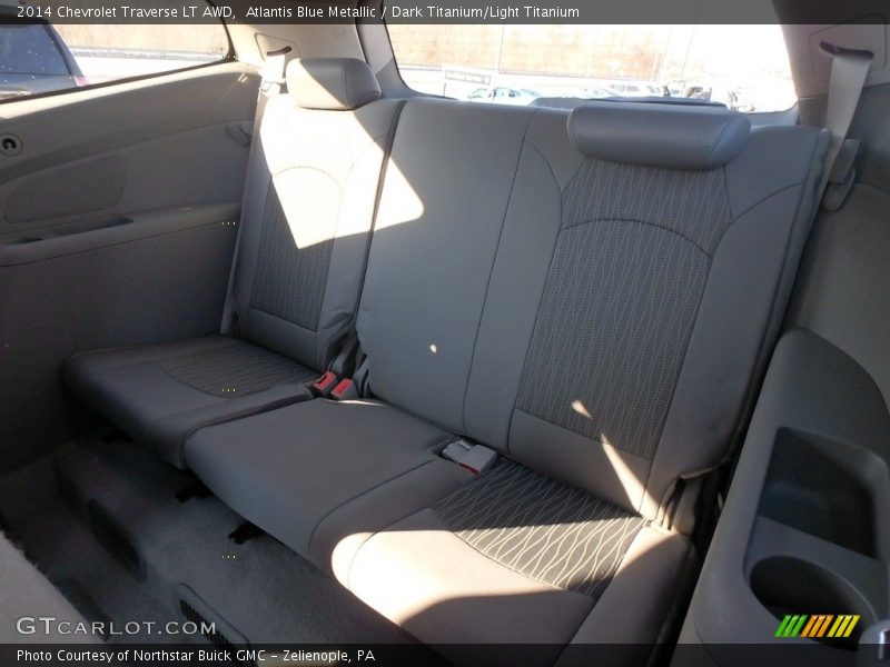 Atlantis Blue Metallic / Dark Titanium/Light Titanium 2014 Chevrolet Traverse LT AWD