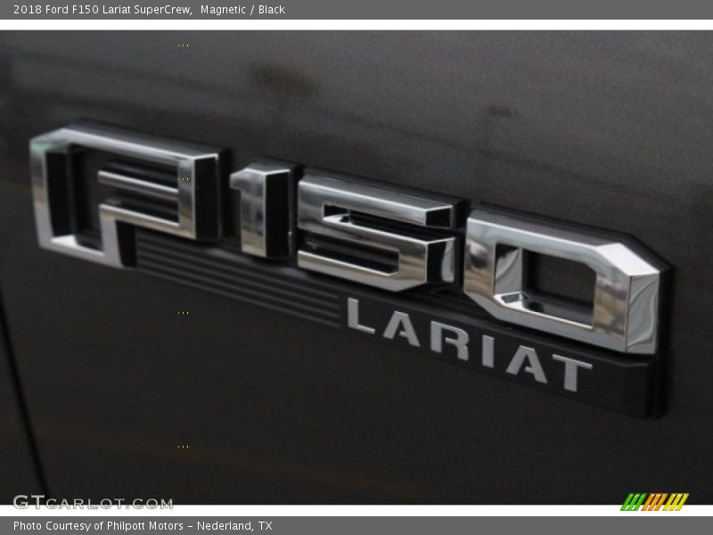 Magnetic / Black 2018 Ford F150 Lariat SuperCrew