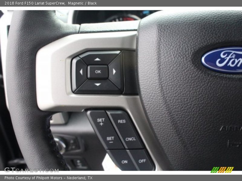 Magnetic / Black 2018 Ford F150 Lariat SuperCrew