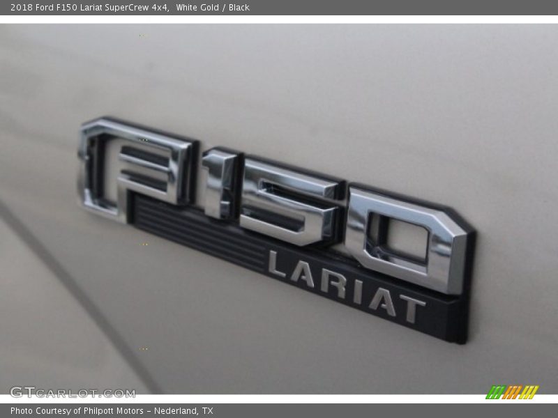 White Gold / Black 2018 Ford F150 Lariat SuperCrew 4x4