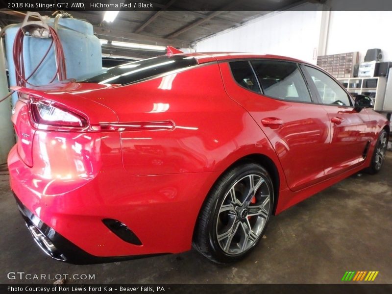 HiChroma Red / Black 2018 Kia Stinger GT2 AWD