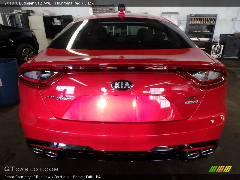 HiChroma Red / Black 2018 Kia Stinger GT2 AWD