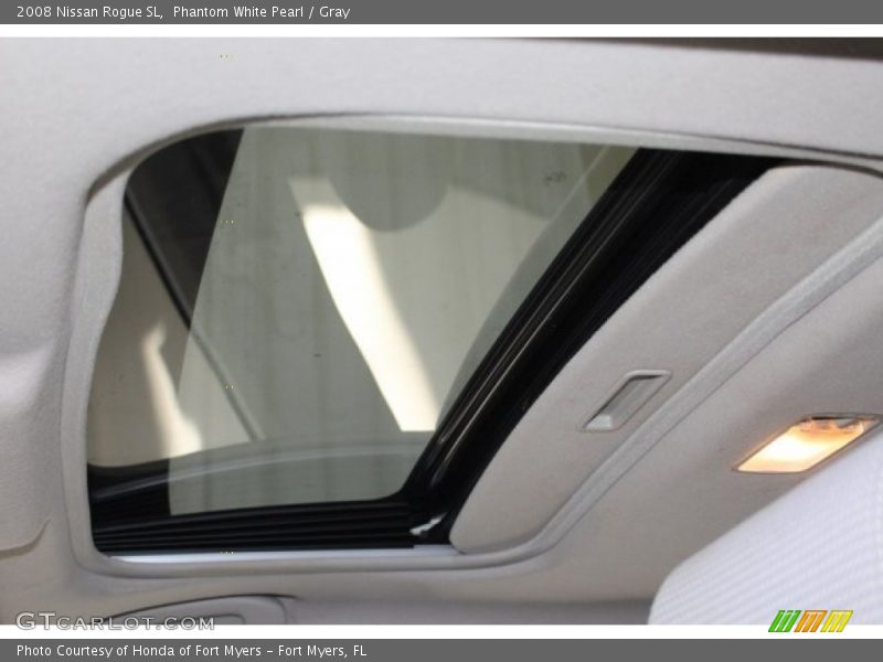 Phantom White Pearl / Gray 2008 Nissan Rogue SL