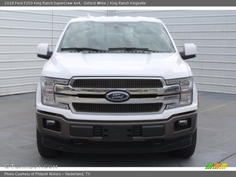 Oxford White / King Ranch Kingsville 2018 Ford F150 King Ranch SuperCrew 4x4