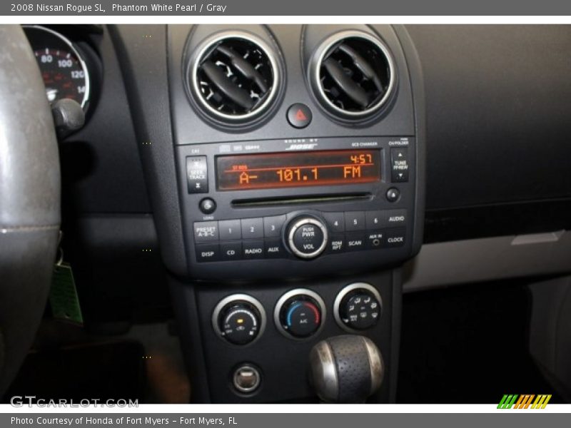 Phantom White Pearl / Gray 2008 Nissan Rogue SL