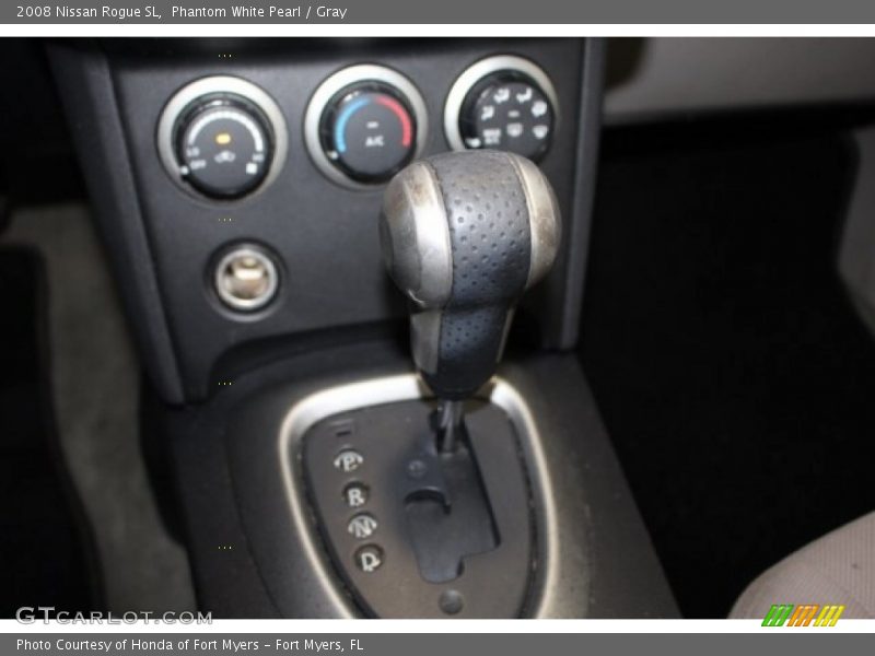 Phantom White Pearl / Gray 2008 Nissan Rogue SL