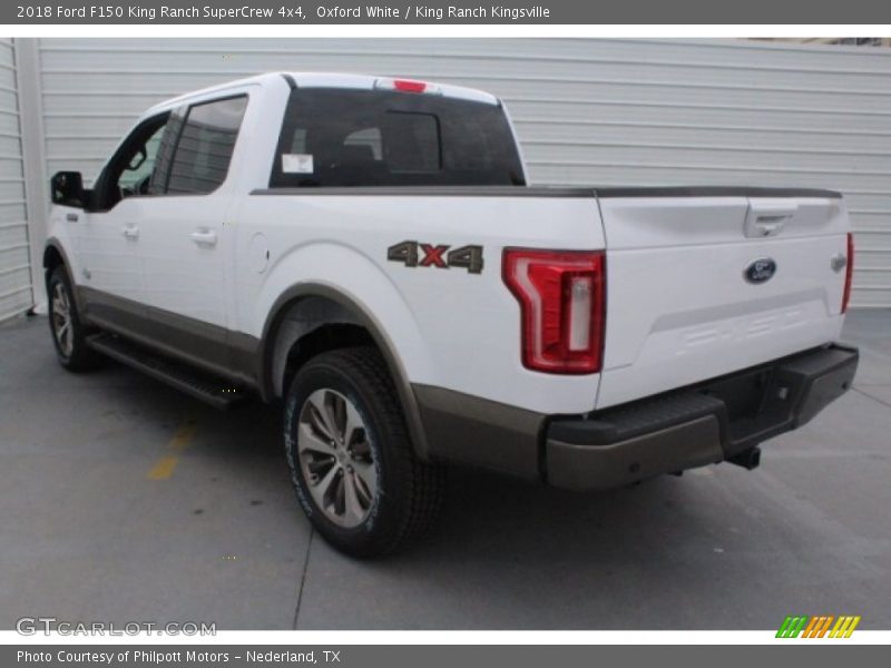 Oxford White / King Ranch Kingsville 2018 Ford F150 King Ranch SuperCrew 4x4