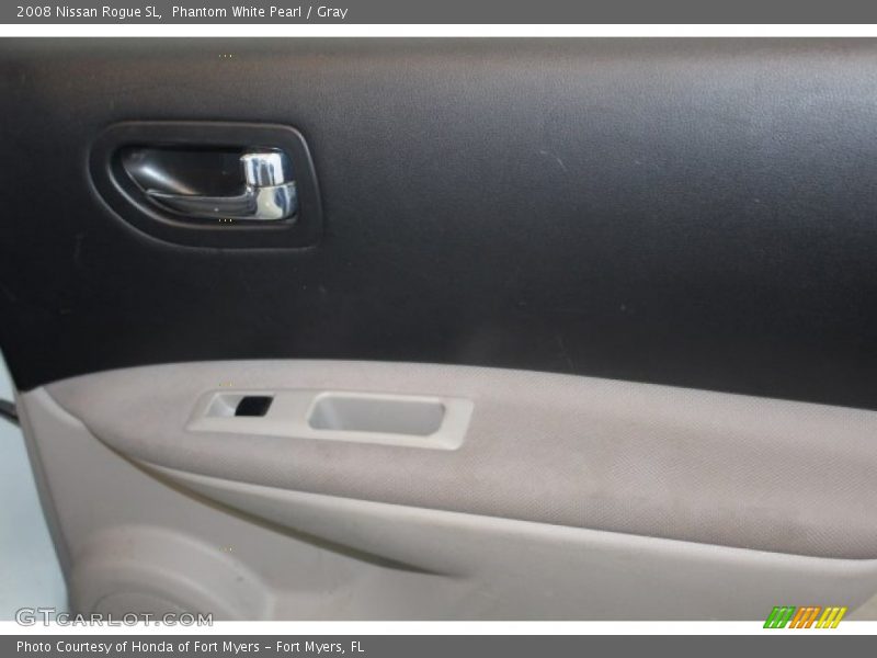 Phantom White Pearl / Gray 2008 Nissan Rogue SL