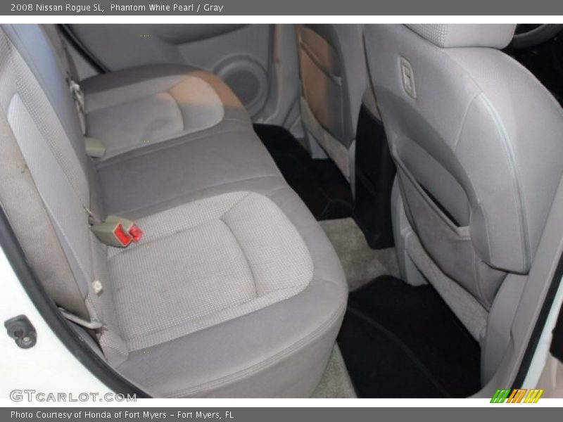 Phantom White Pearl / Gray 2008 Nissan Rogue SL