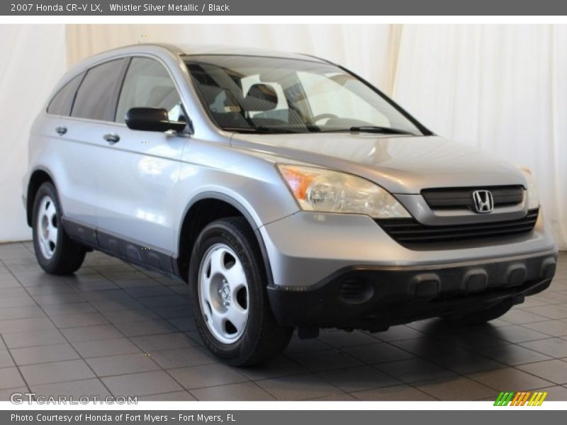 Whistler Silver Metallic / Black 2007 Honda CR-V LX