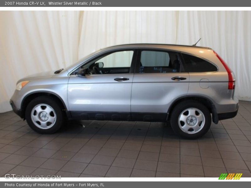 Whistler Silver Metallic / Black 2007 Honda CR-V LX