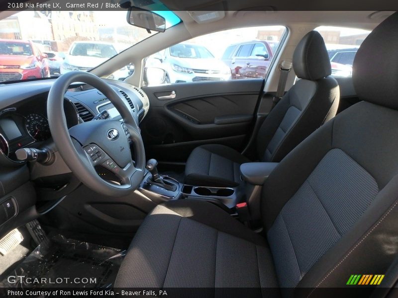 Garnet Red / Black 2018 Kia Forte LX