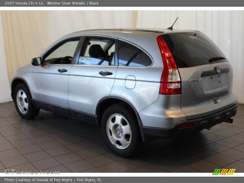 Whistler Silver Metallic / Black 2007 Honda CR-V LX