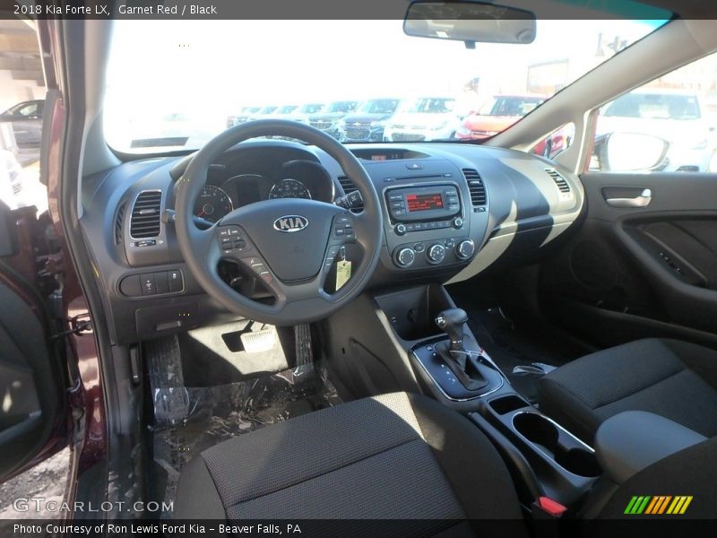  2018 Forte LX Black Interior