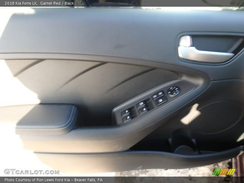 Garnet Red / Black 2018 Kia Forte LX