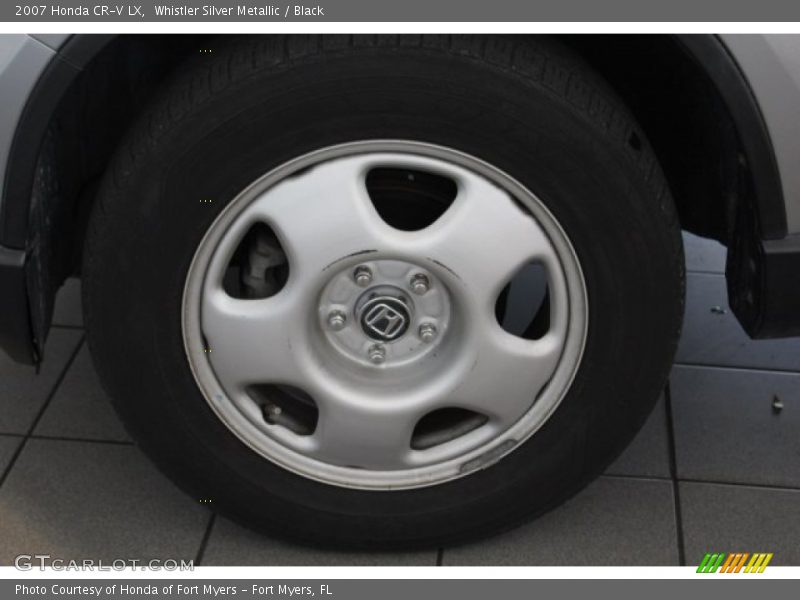 Whistler Silver Metallic / Black 2007 Honda CR-V LX