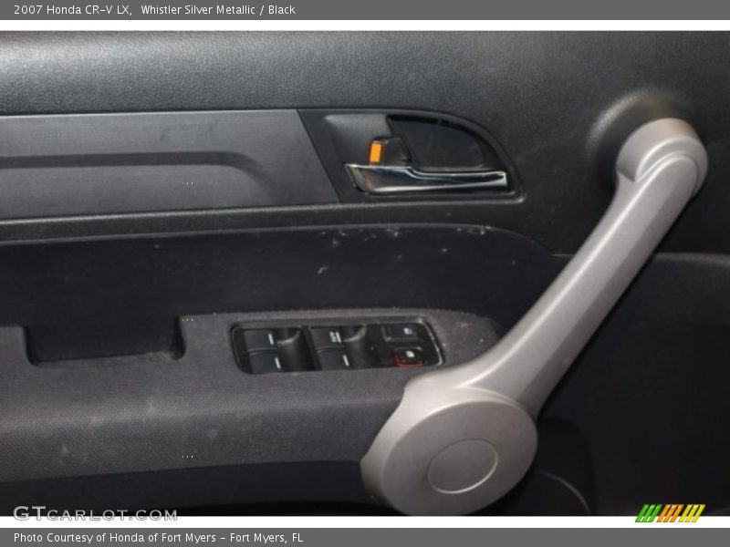 Whistler Silver Metallic / Black 2007 Honda CR-V LX