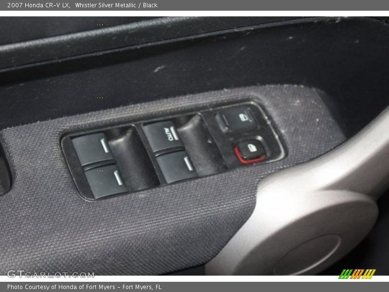 Whistler Silver Metallic / Black 2007 Honda CR-V LX