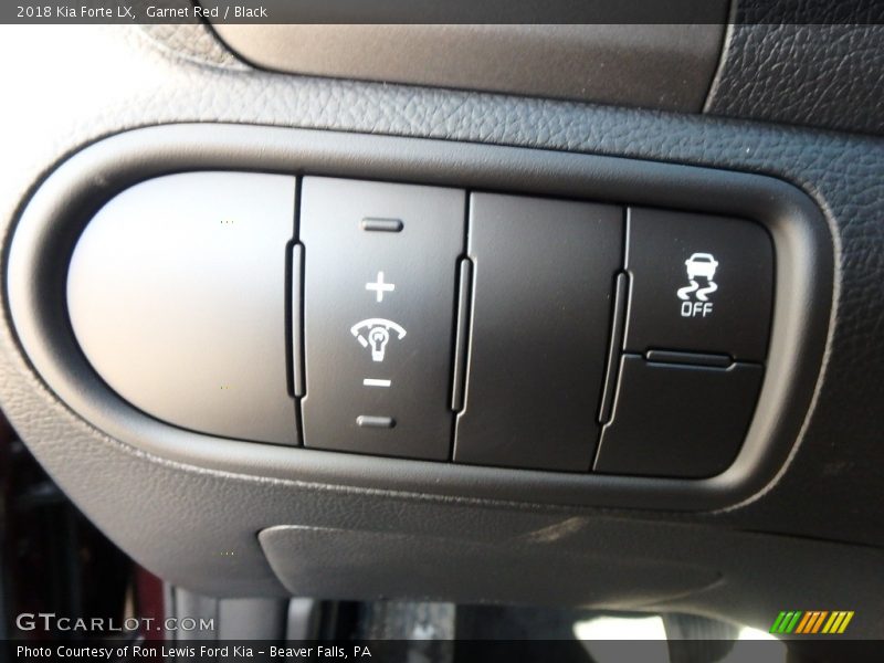 Garnet Red / Black 2018 Kia Forte LX