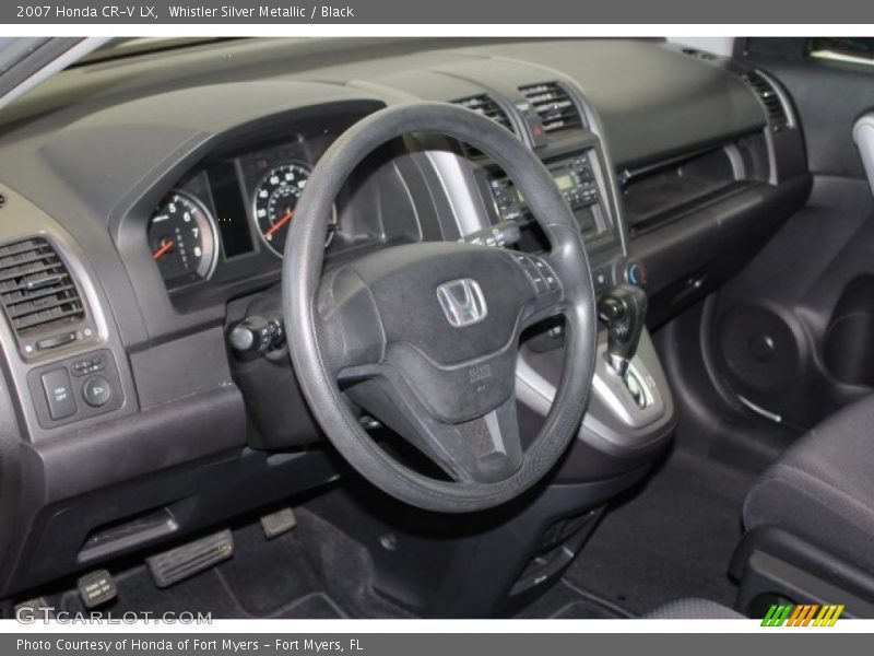 Whistler Silver Metallic / Black 2007 Honda CR-V LX