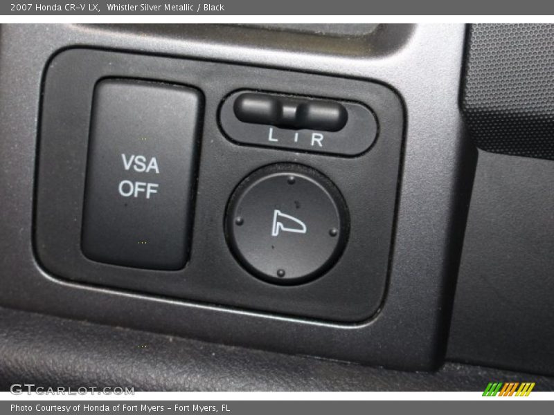 Whistler Silver Metallic / Black 2007 Honda CR-V LX