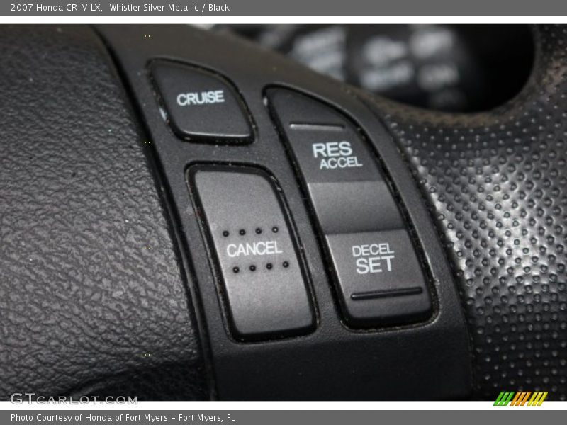 Whistler Silver Metallic / Black 2007 Honda CR-V LX