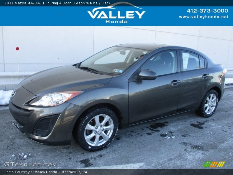 Graphite Mica / Black 2011 Mazda MAZDA3 i Touring 4 Door