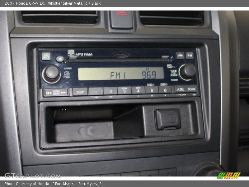 Whistler Silver Metallic / Black 2007 Honda CR-V LX