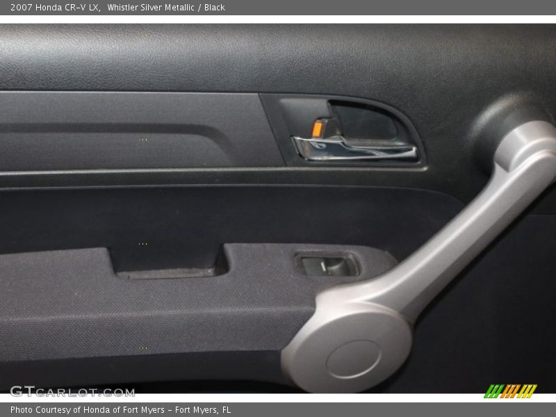 Whistler Silver Metallic / Black 2007 Honda CR-V LX