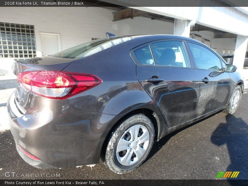 Titanium Bronze / Black 2018 Kia Forte LX