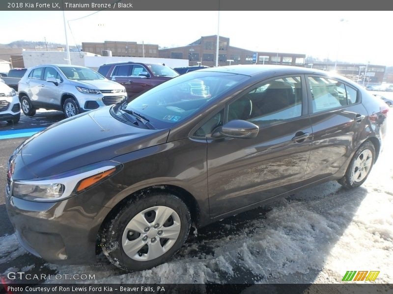 Titanium Bronze / Black 2018 Kia Forte LX