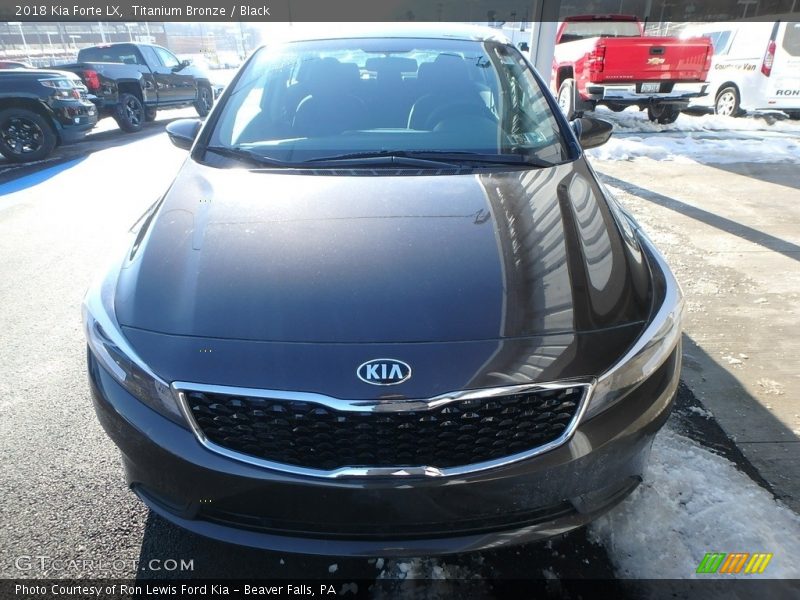 Titanium Bronze / Black 2018 Kia Forte LX