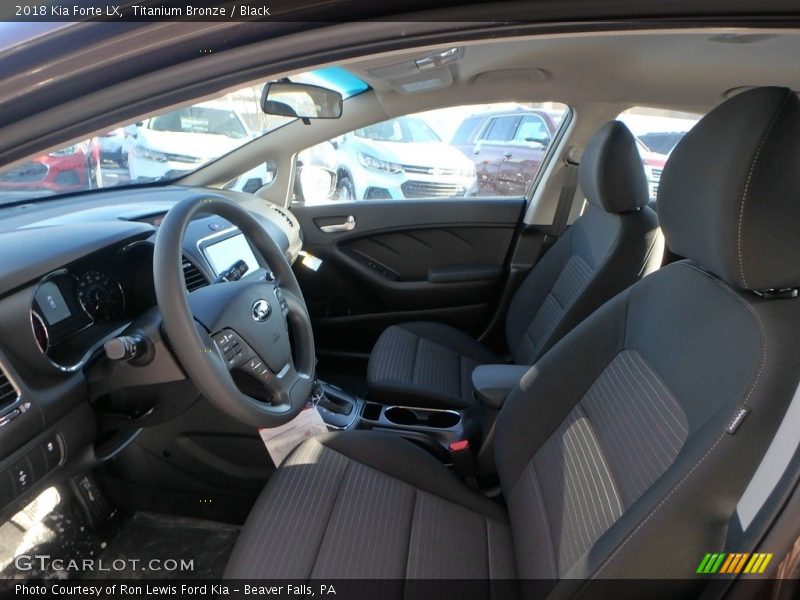 Titanium Bronze / Black 2018 Kia Forte LX