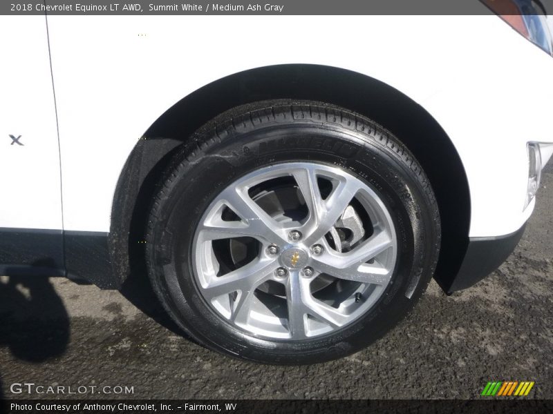 Summit White / Medium Ash Gray 2018 Chevrolet Equinox LT AWD