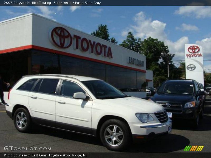 Stone White / Pastel Slate Gray 2007 Chrysler Pacifica Touring