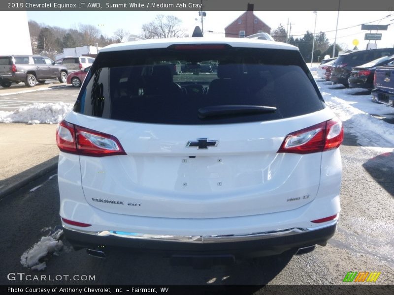Summit White / Medium Ash Gray 2018 Chevrolet Equinox LT AWD