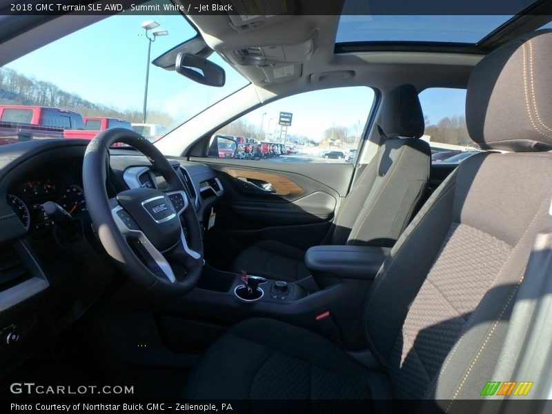 Summit White / ­Jet Black 2018 GMC Terrain SLE AWD
