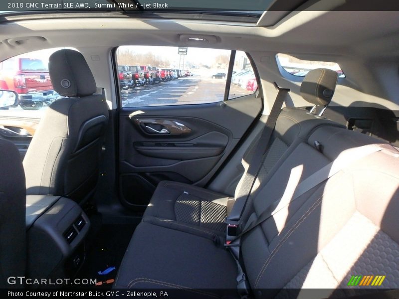 Summit White / ­Jet Black 2018 GMC Terrain SLE AWD