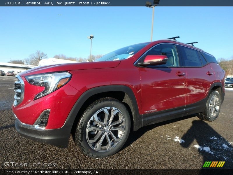 Red Quartz Tintcoat / ­Jet Black 2018 GMC Terrain SLT AWD