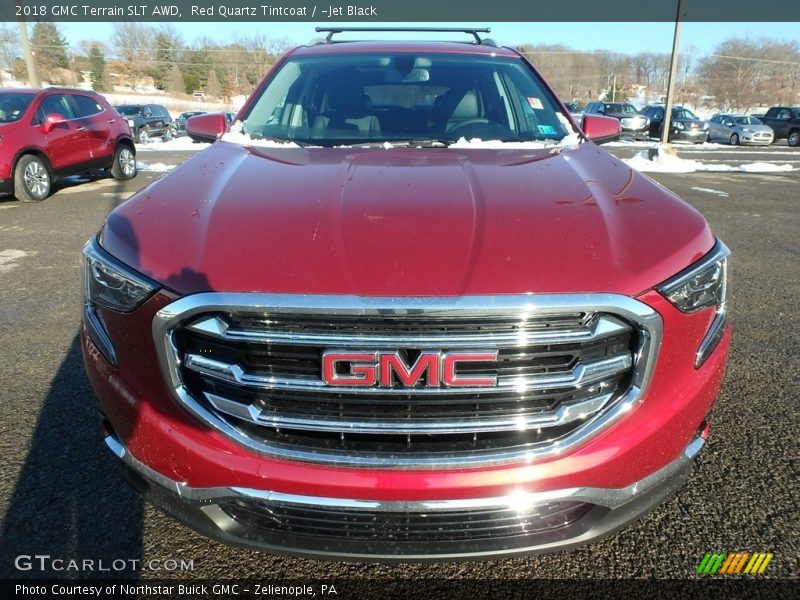 Red Quartz Tintcoat / ­Jet Black 2018 GMC Terrain SLT AWD