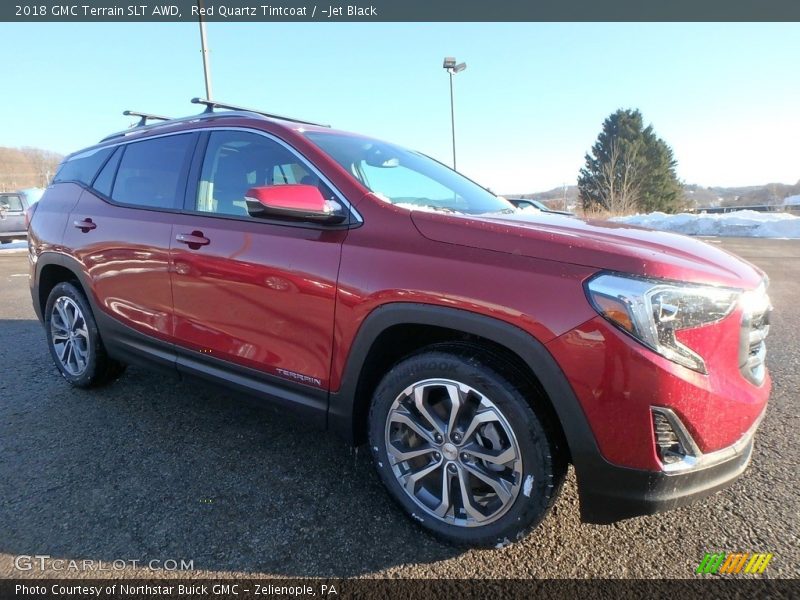 Red Quartz Tintcoat / ­Jet Black 2018 GMC Terrain SLT AWD