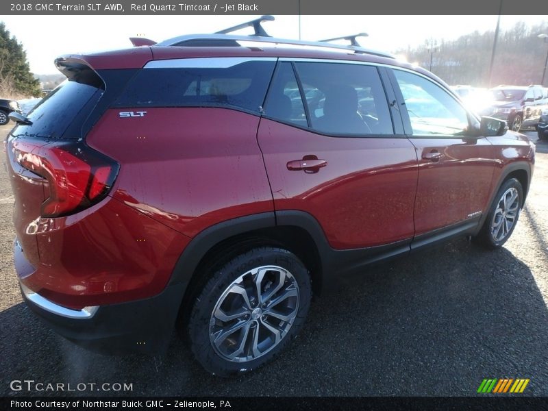 Red Quartz Tintcoat / ­Jet Black 2018 GMC Terrain SLT AWD