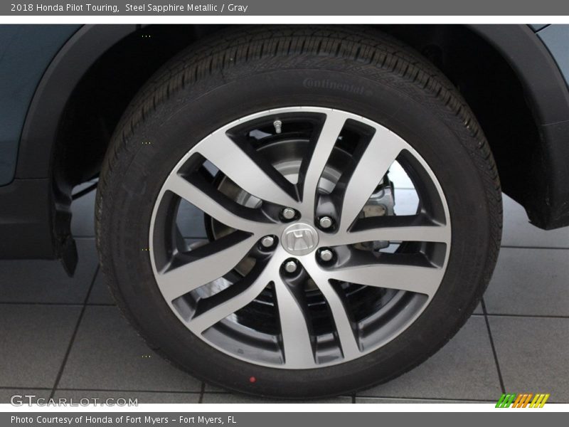Steel Sapphire Metallic / Gray 2018 Honda Pilot Touring