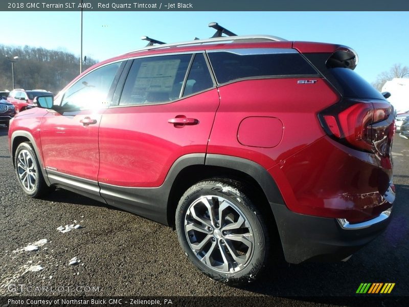 Red Quartz Tintcoat / ­Jet Black 2018 GMC Terrain SLT AWD